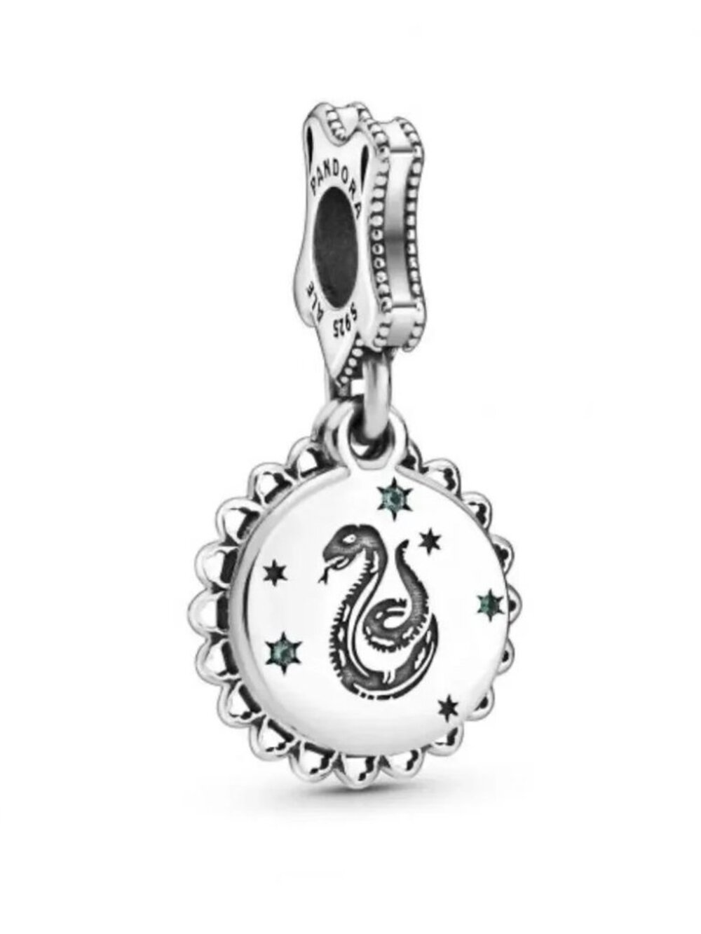 NWOT Pandora Harry Potter Slytherin Dangle Charm ONLY 1
